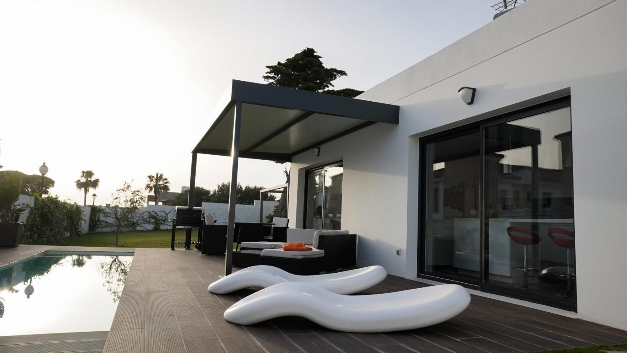 Villa Anyway Conil Un Lujo Frente Al Mar كونيل ذي لا فرونتيرا المظهر الخارجي الصورة
